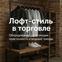 Loft-стиль в торговле: оборудование, сочетающее практичность и модные тренды